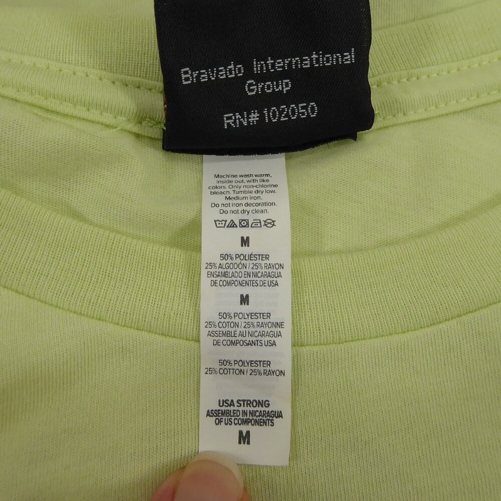 Harley Davidson Womens M Light Lime Green Boho Sunflower T-Shirt Bedford Hts OH - Picture 8 of 8
